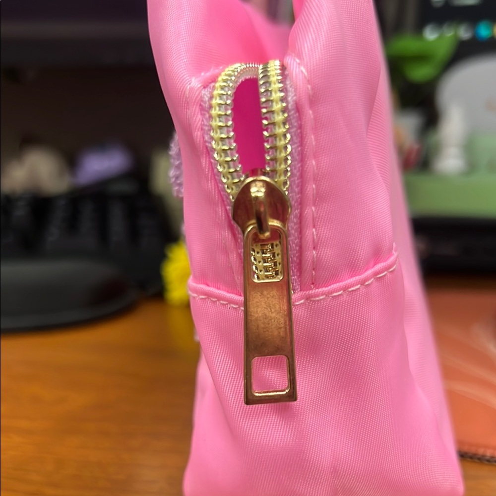 Colorful Lettered Pink Pouch - Picture 5 of 6